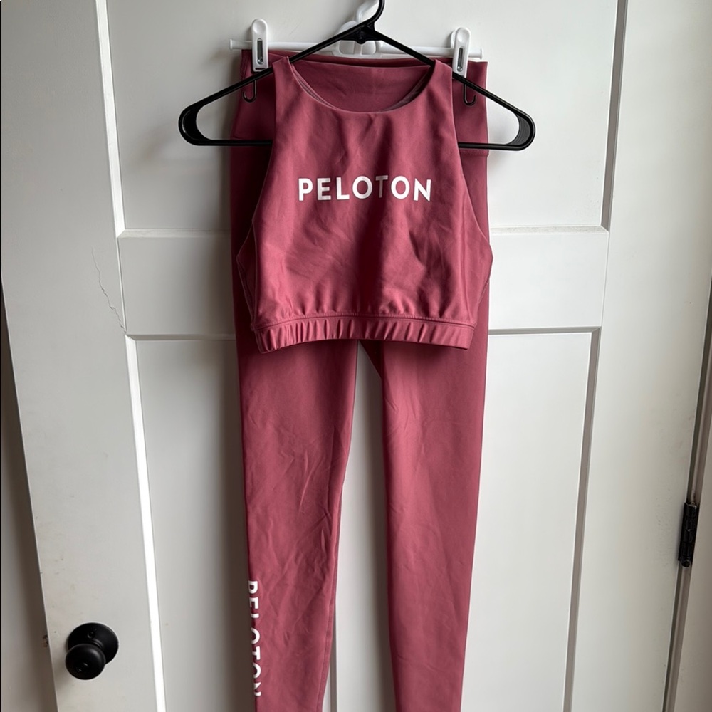 Peloton Mauve Activewear Set